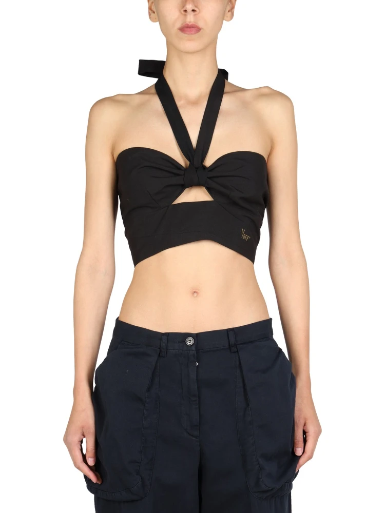TOP WITH CROSSED STRAPS