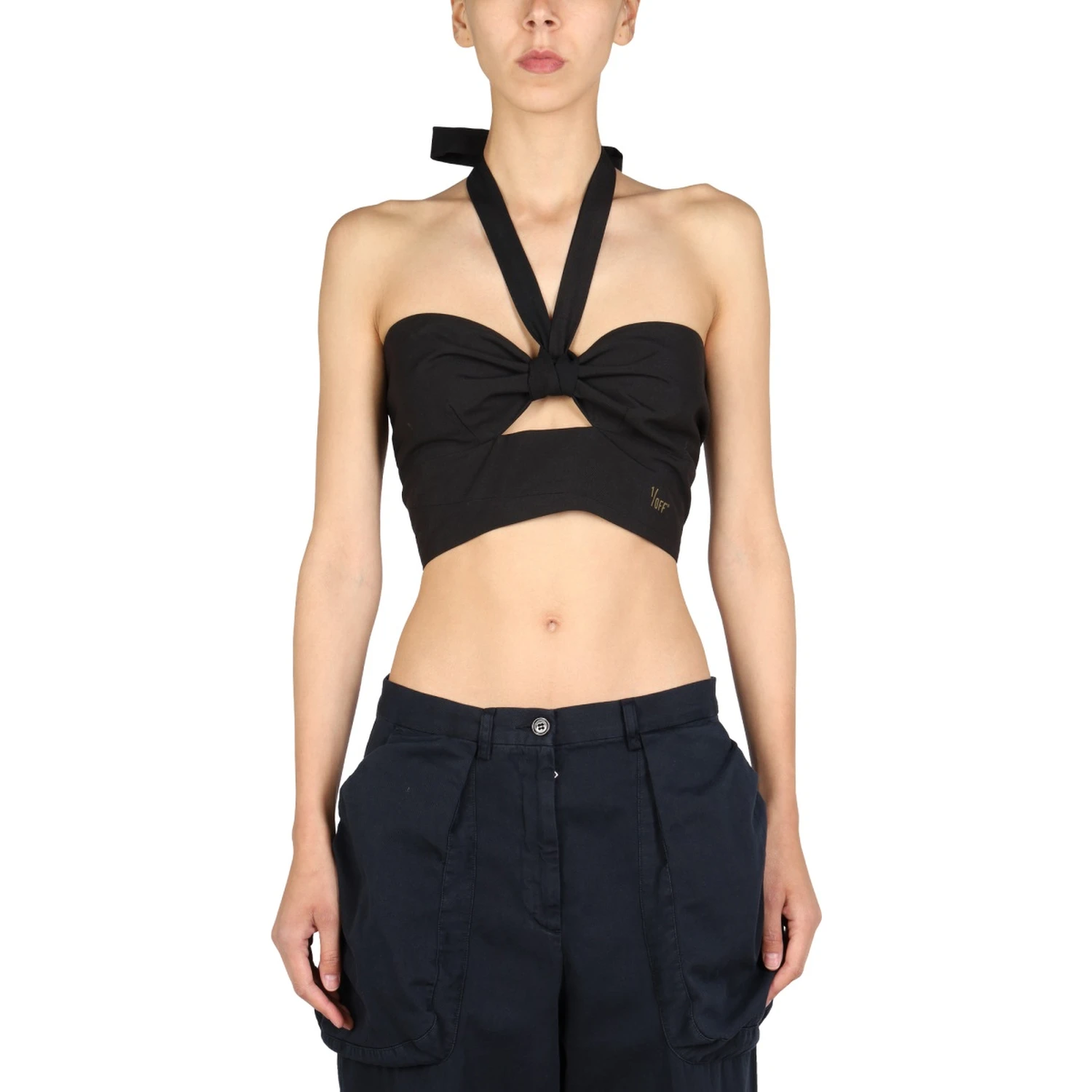 TOP WITH CROSSED STRAPS