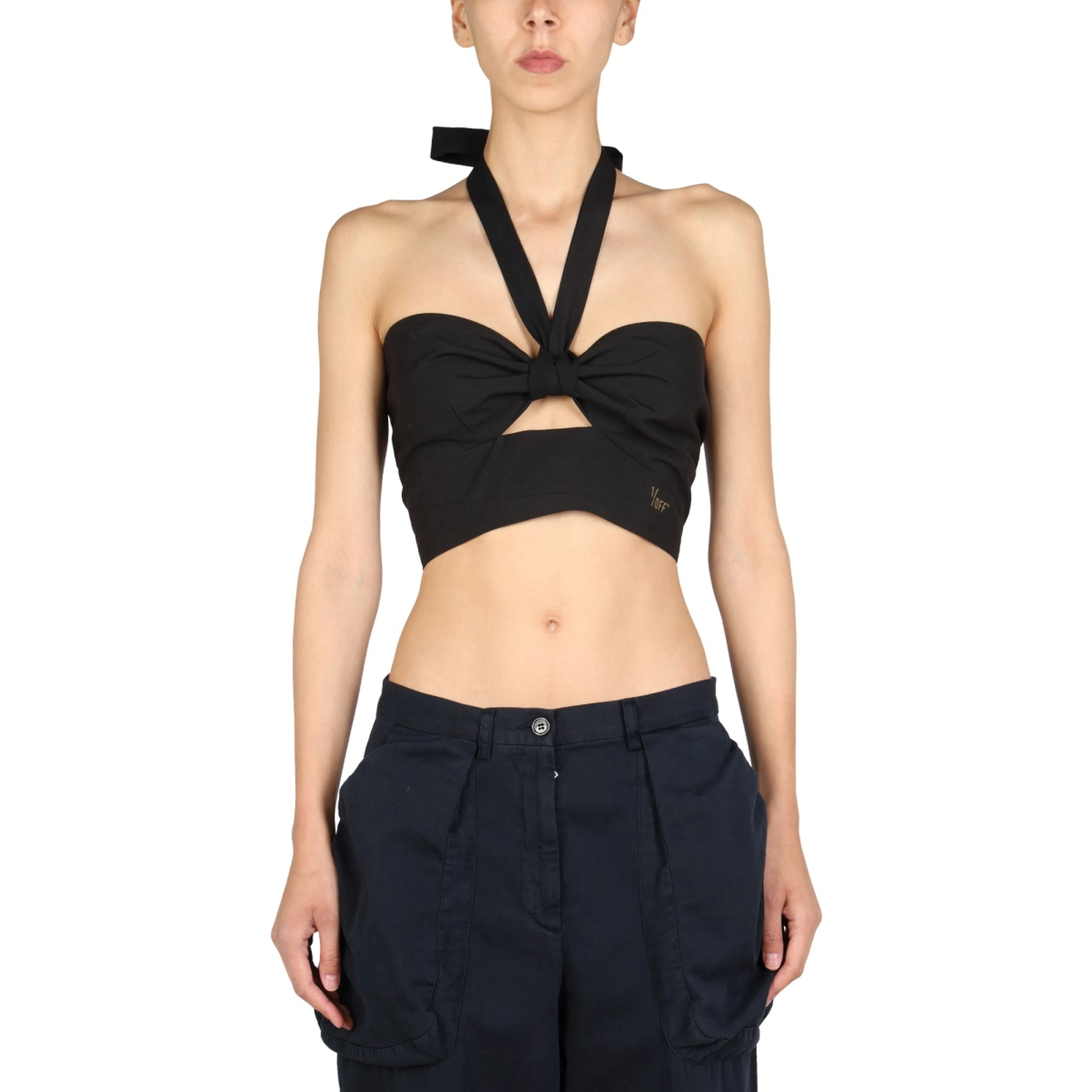 TOP WITH CROSSED STRAPS