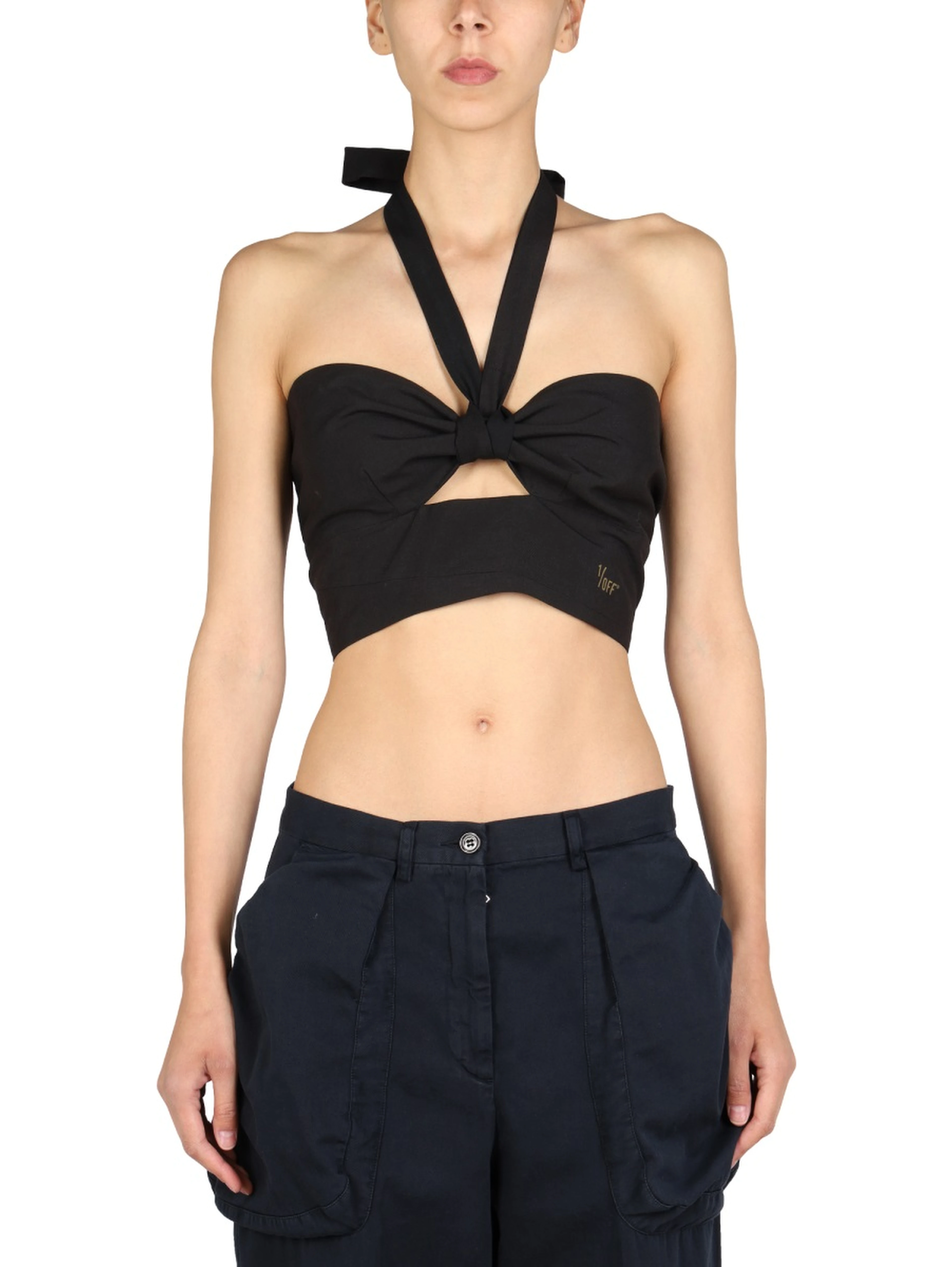 TOP WITH CROSSED STRAPS