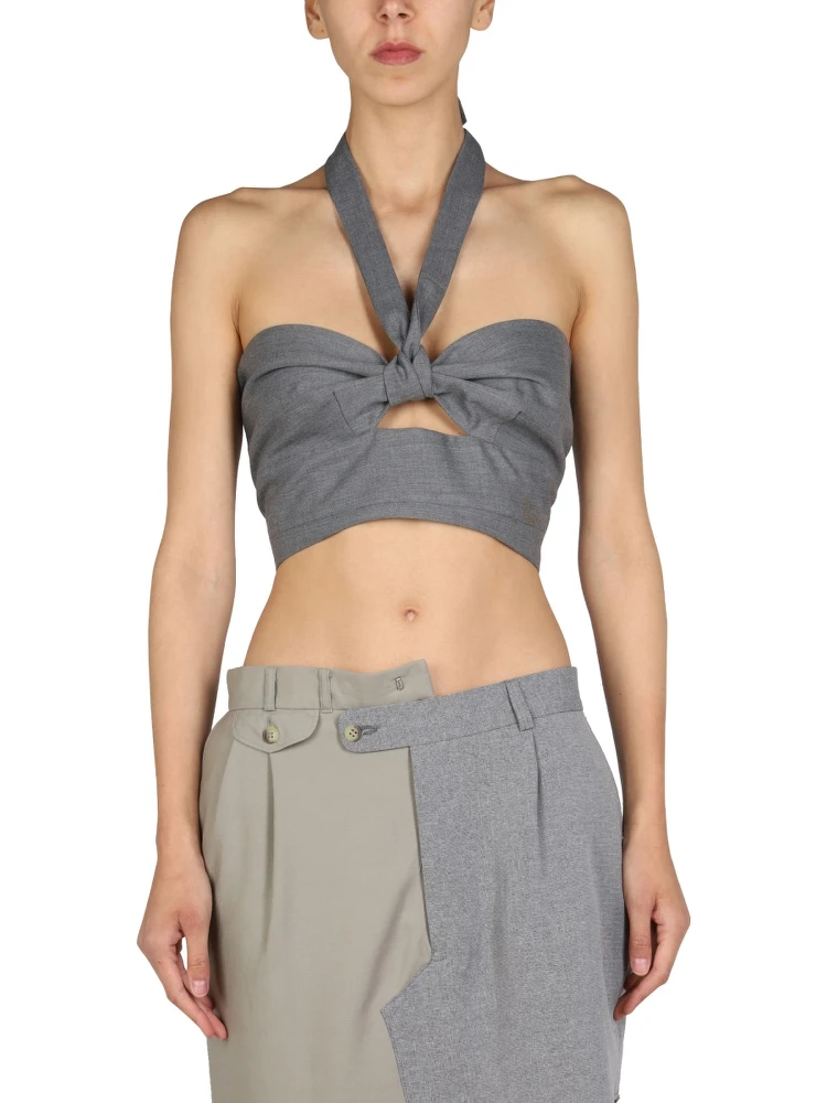 TOP WITH CROSSED STRAPS