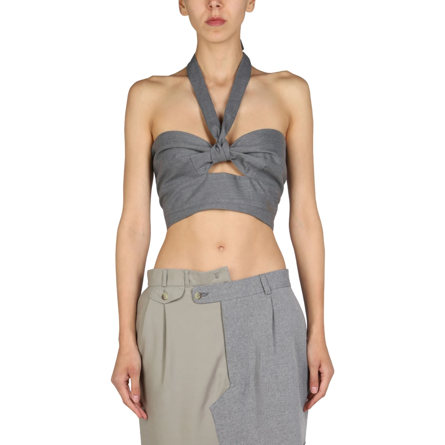 TOP WITH CROSSED STRAPS