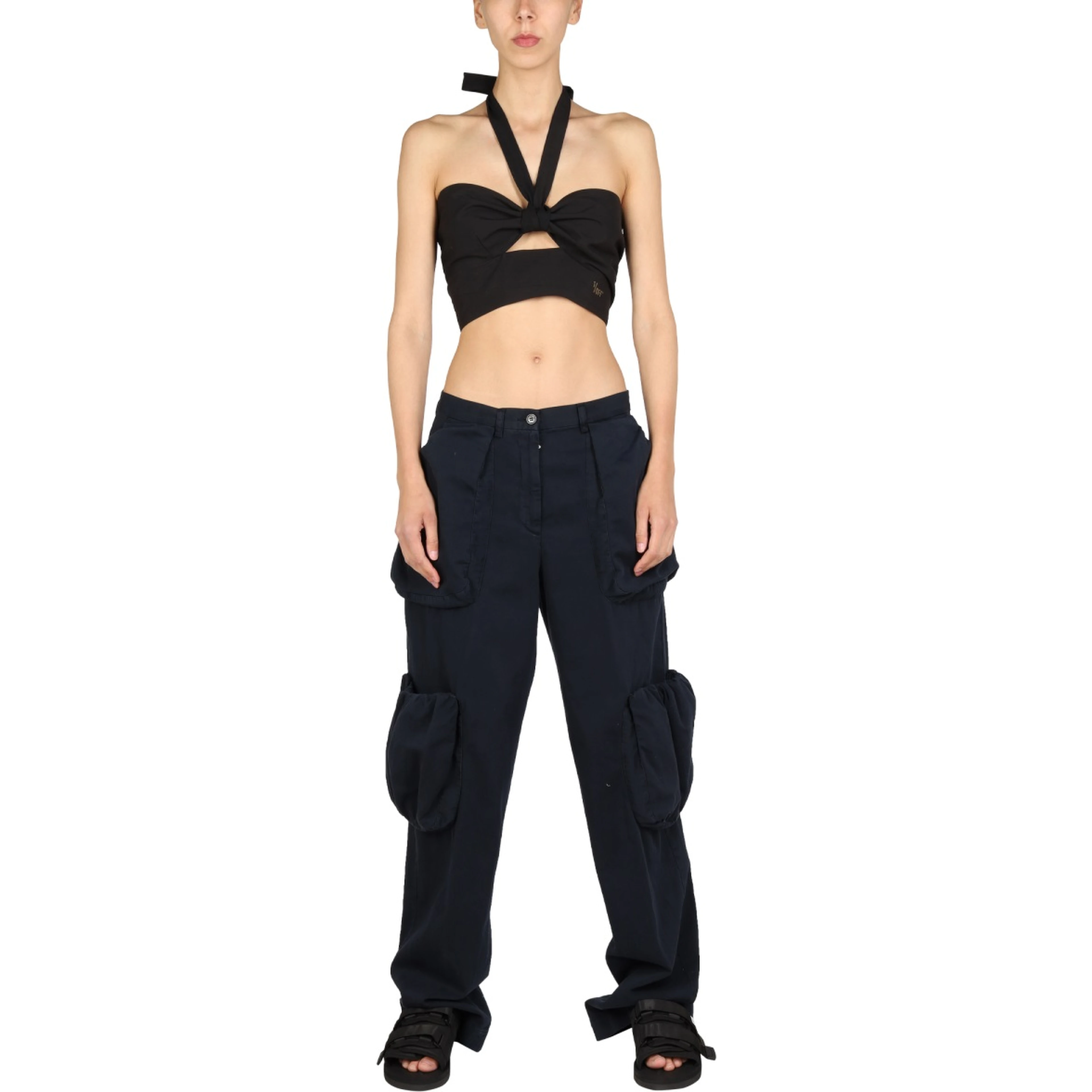 TOP WITH CROSSED STRAPS