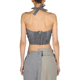 TOP WITH CROSSED STRAPS