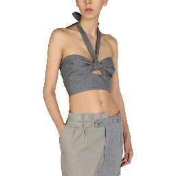 TOP WITH CROSSED STRAPS