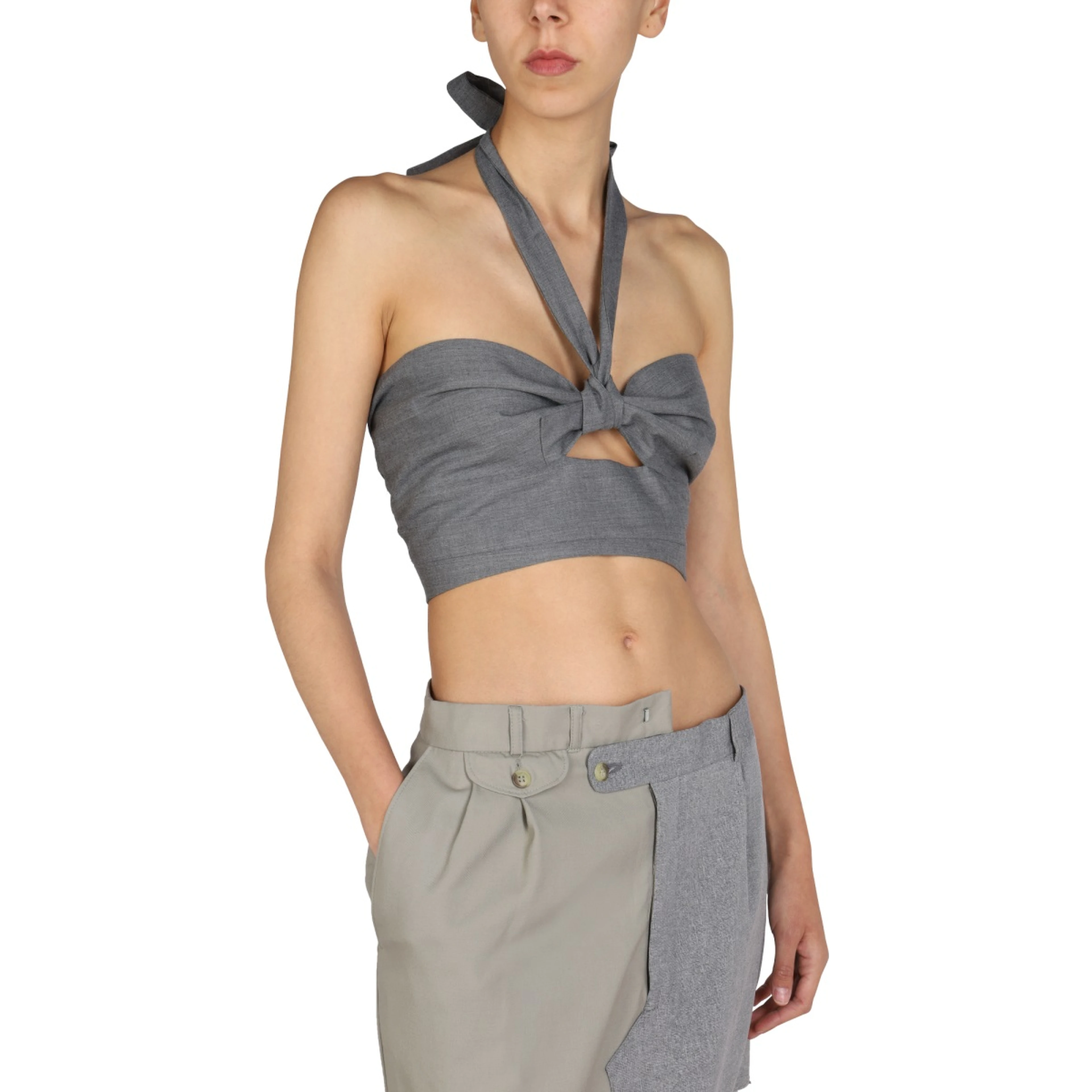 TOP WITH CROSSED STRAPS