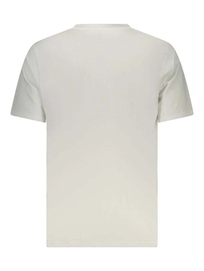 White Cotton Men T-Shirt