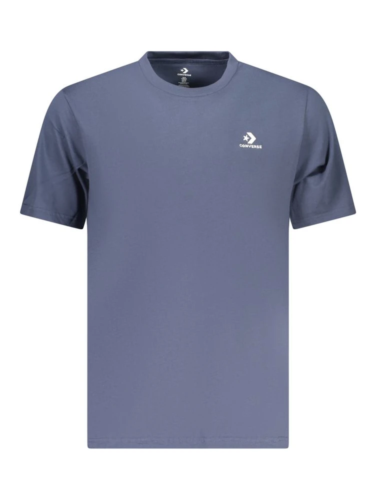 Blu Cotton Men T-Shirt