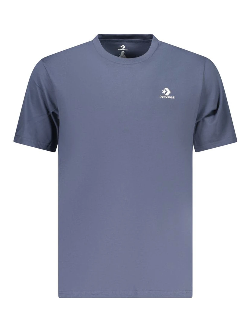 Blu Cotton Men T-Shirt