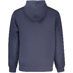 Blue Cotton Men's Sweatshirt