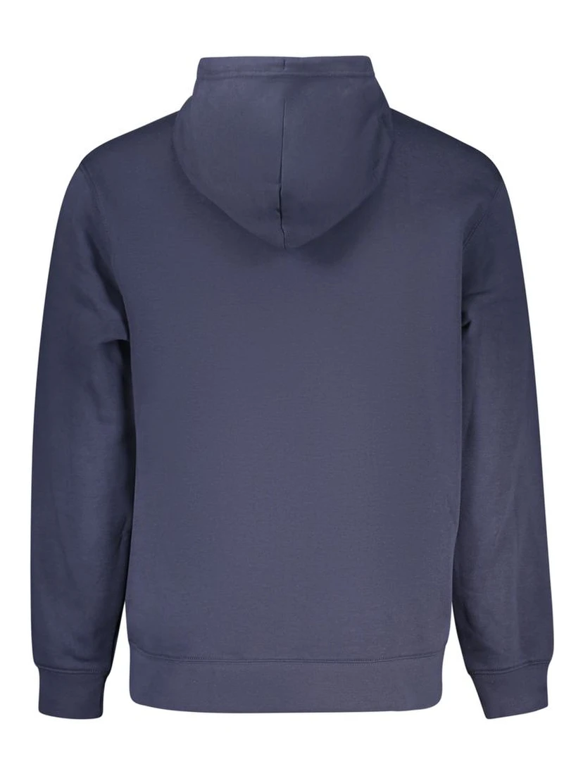 Blue Cotton Men's Sweatshirt