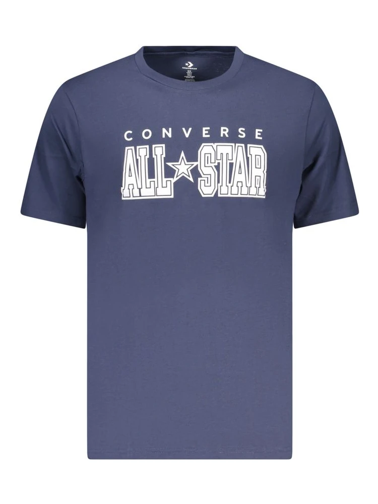 Blue Cotton Men's T-Shirt