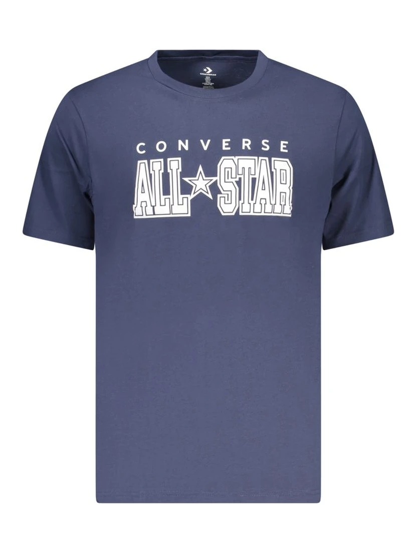 Blue Cotton Men's T-Shirt