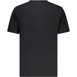 Black Cotton Men's T-Shirt