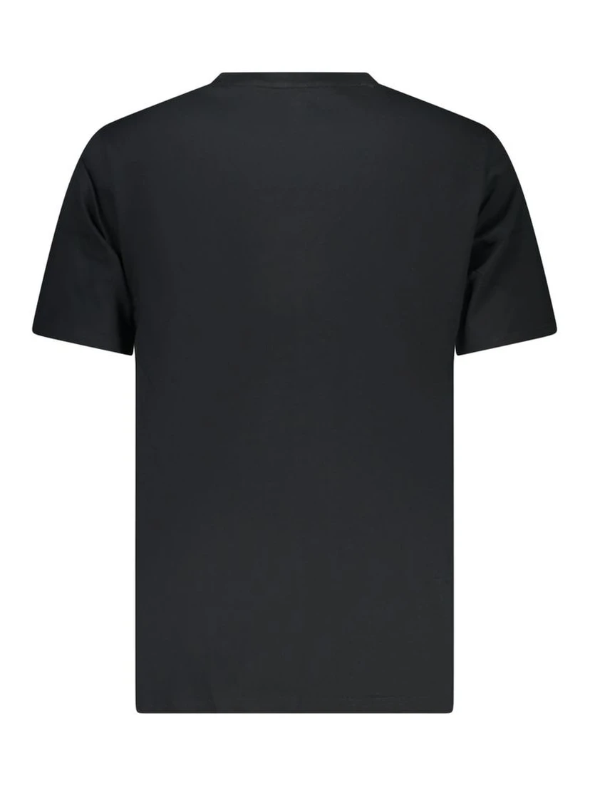 Black Cotton Men's T-Shirt