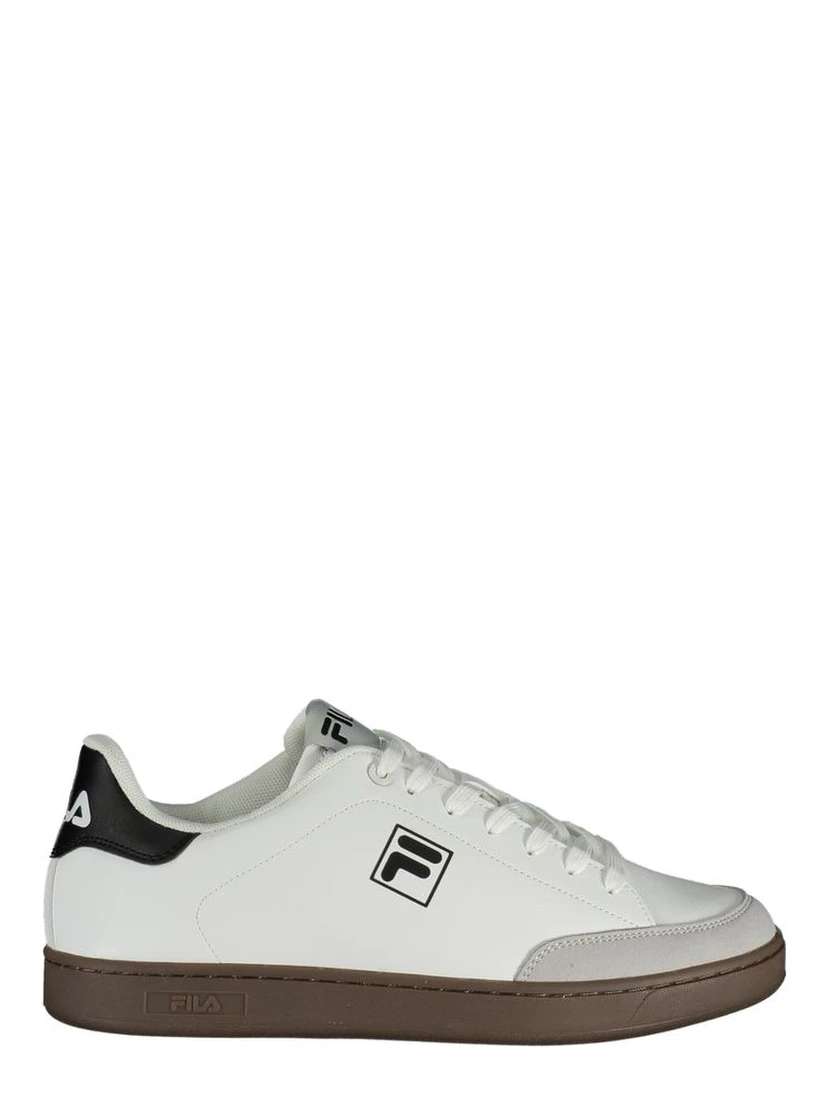 White Polyurethane Men Sneaker