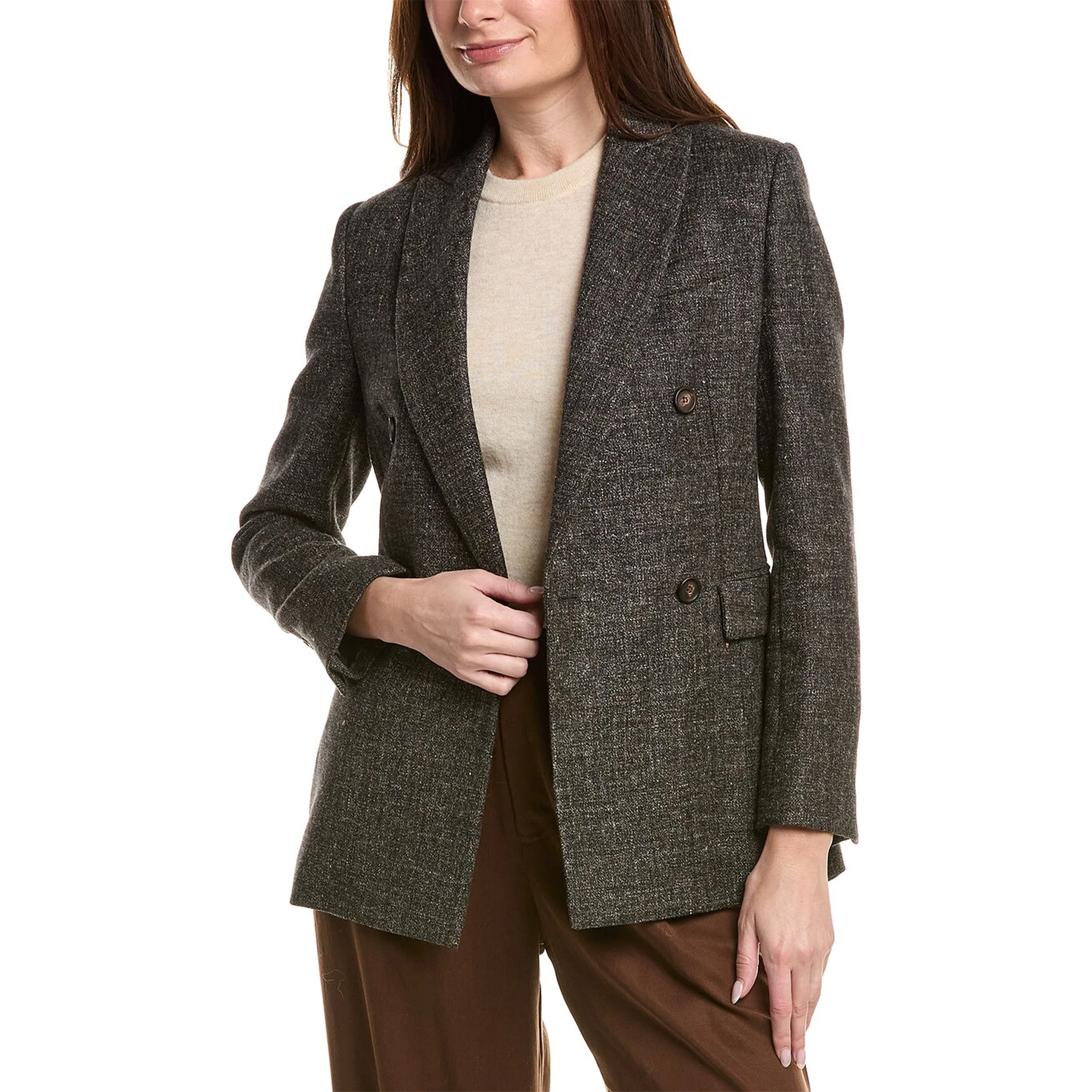 Gray Wool Jackets And Coat