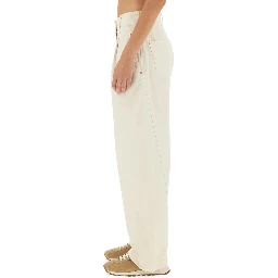 White Cotton Pants