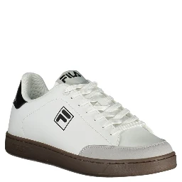 White Polyurethane Men Sneaker