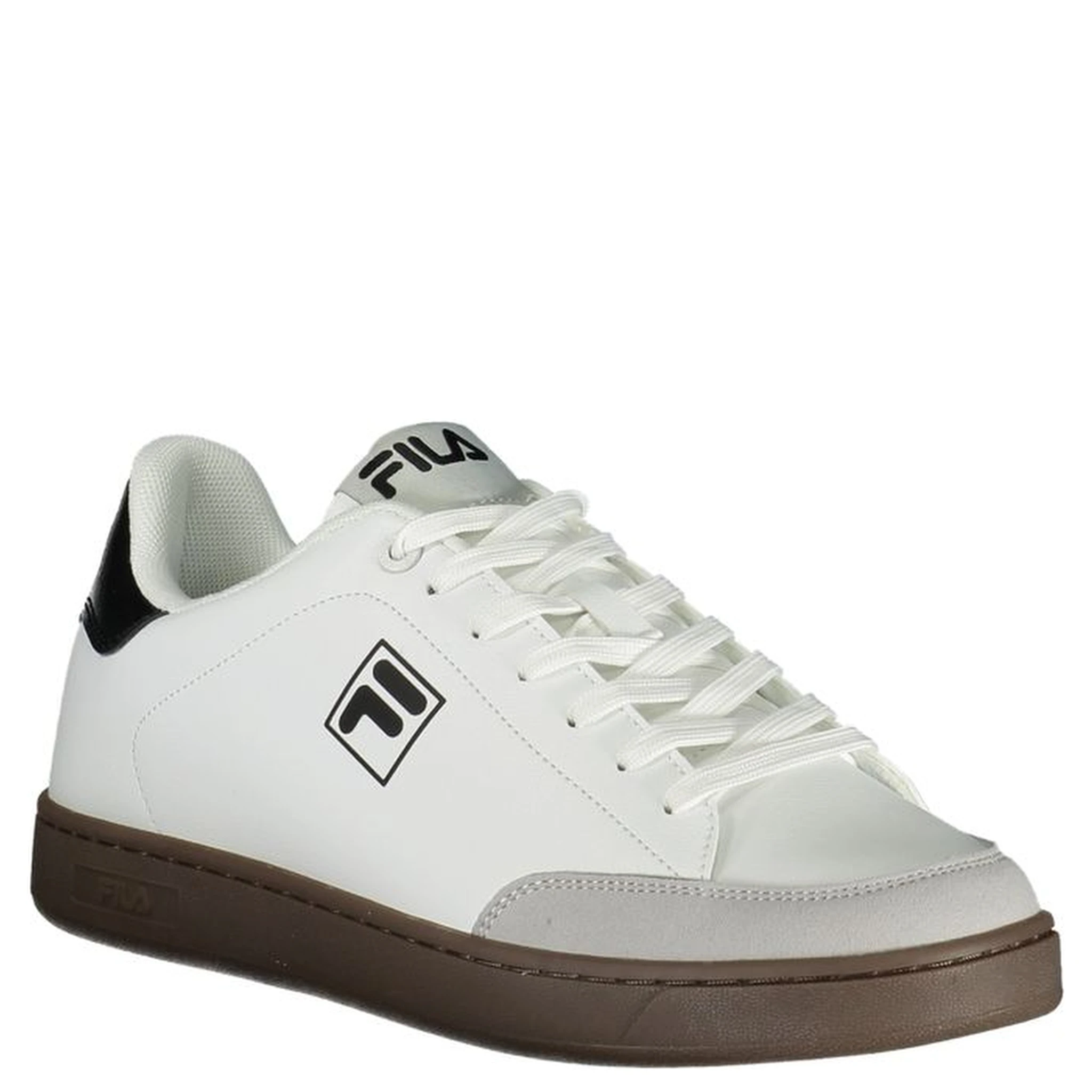 White Polyurethane Men Sneaker
