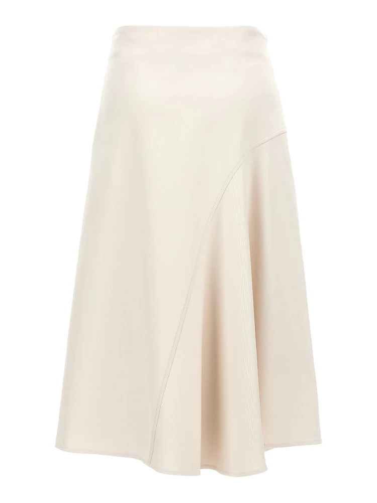 White Cotton Long Skirt alternative