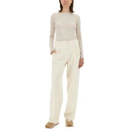 White Cotton Pants
