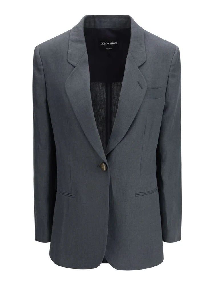 Brown Linen Jackets And Coat