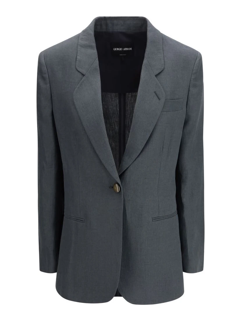 Brown Linen Jackets And Coat