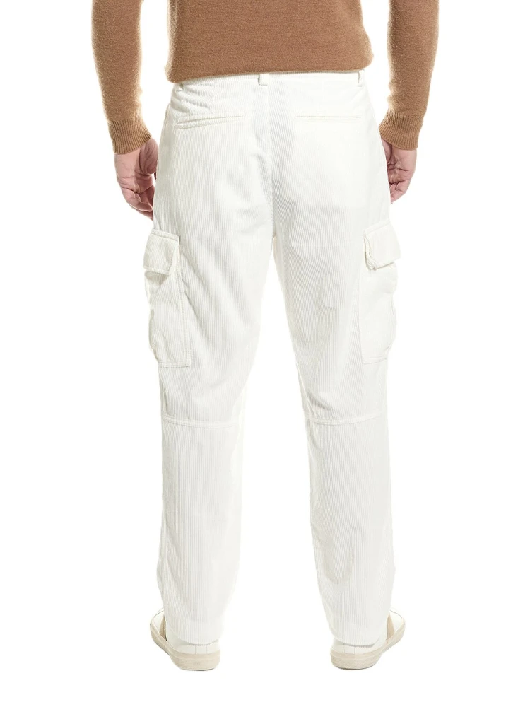 White Cotton Cargo Pants alternative