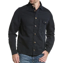 Blue Linen Sweatshirt