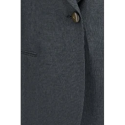 Brown Linen Jackets And Coat