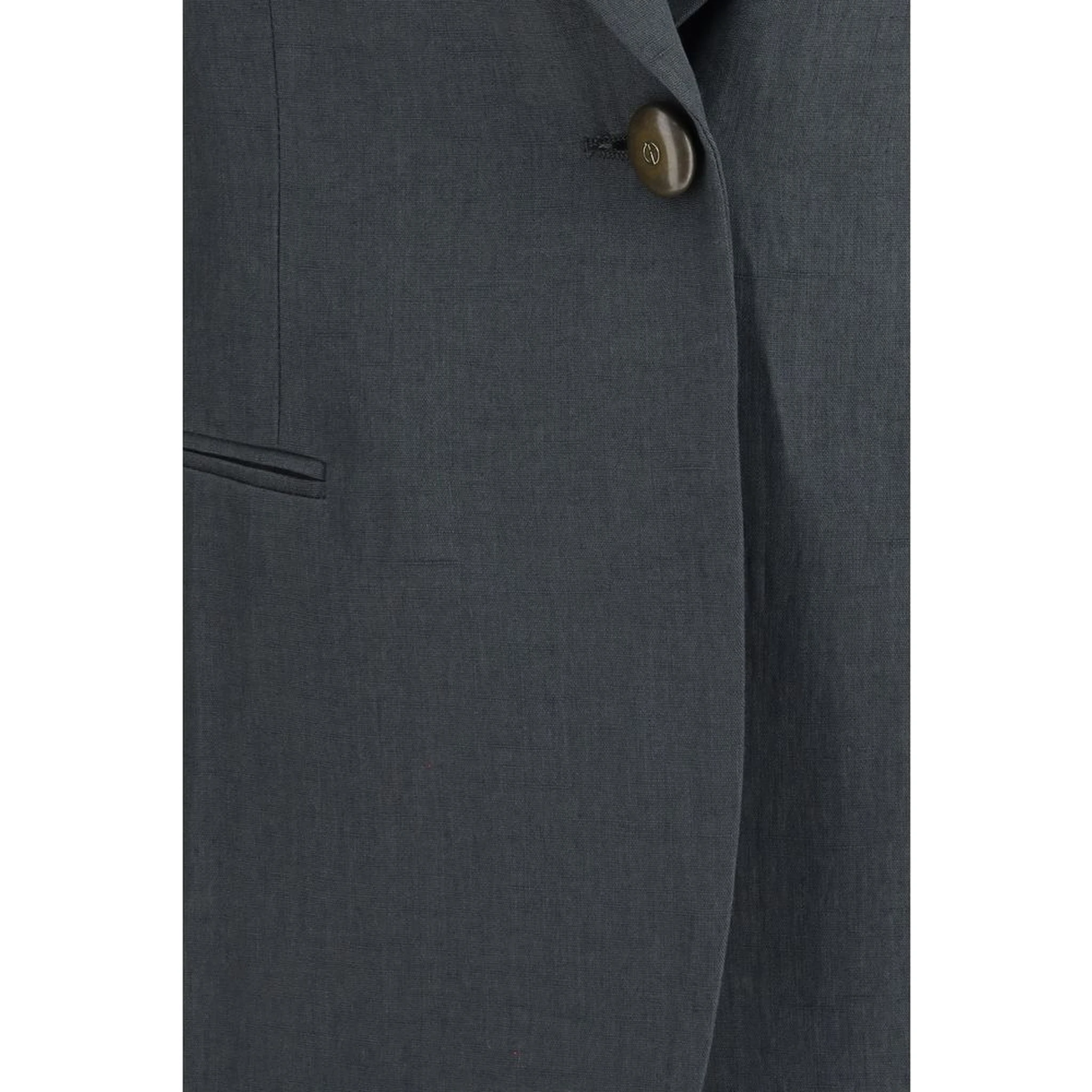 Brown Linen Jackets And Coat