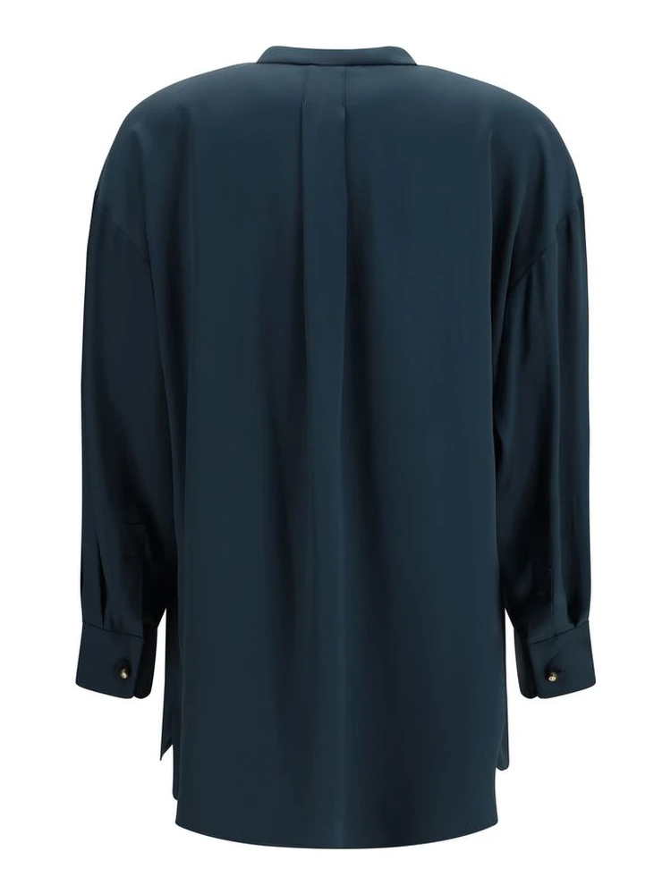 Blue Silk Blouse alternative