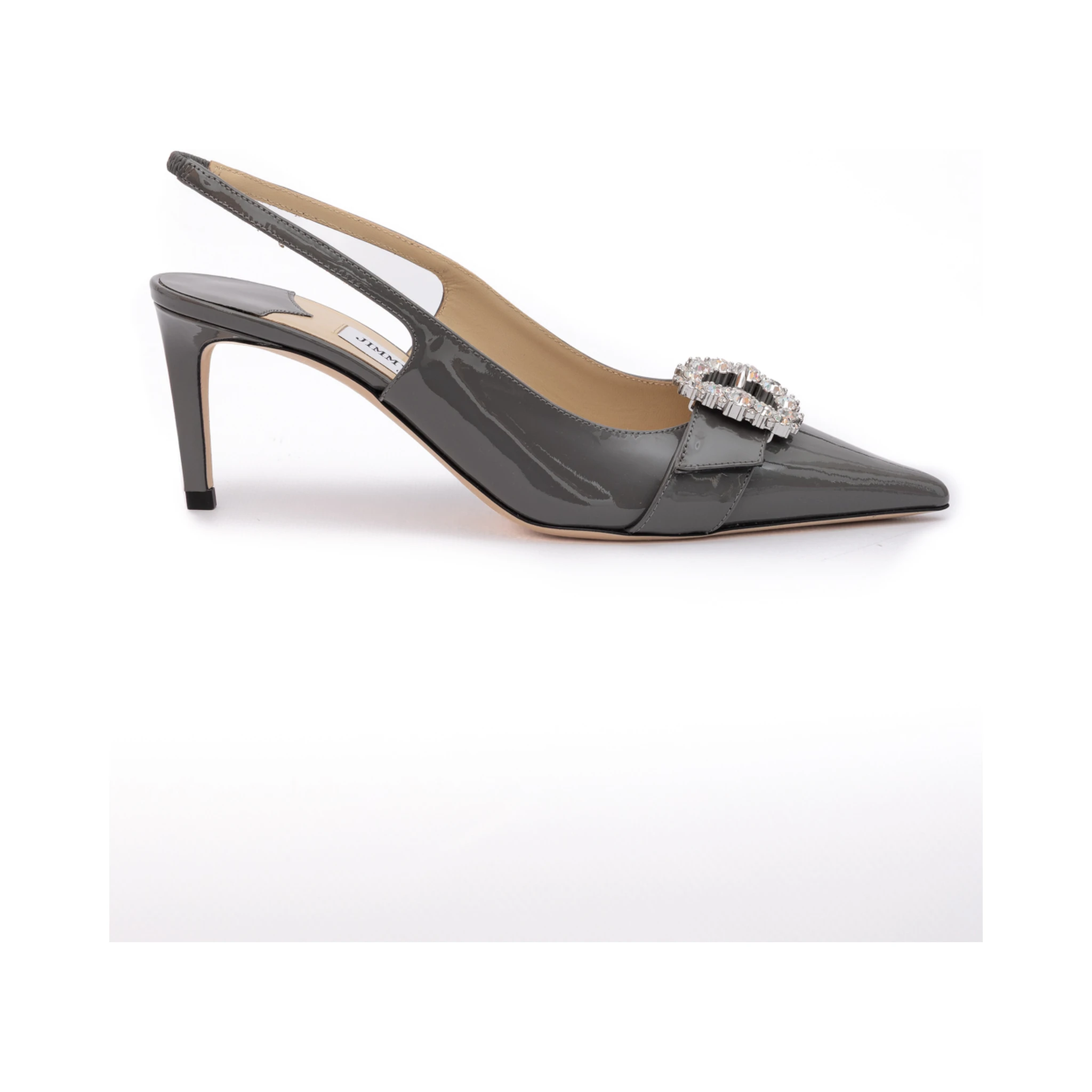 Storm Grey Patent Leather Chery SB 65 Pumps