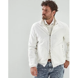 Beige Cotton Full-Length Jacket