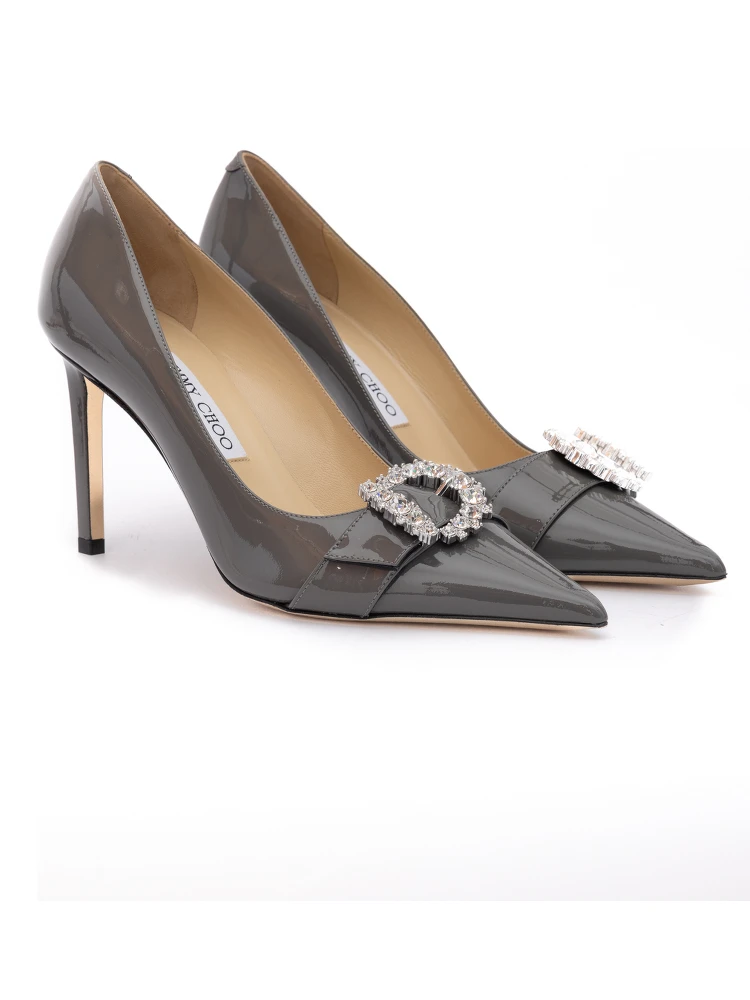 Storm Grey Patent Leather Chery 85 Pumps alternative
