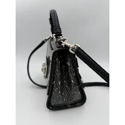 DOLCE & GABBANA Monica Python and Patent Handbag