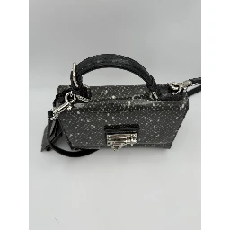 DOLCE & GABBANA Monica Python and Patent Handbag