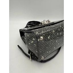 DOLCE & GABBANA Monica Python and Patent Handbag