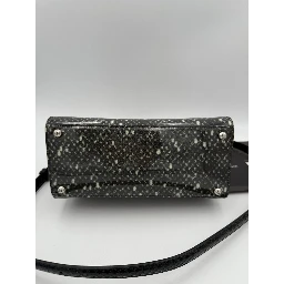DOLCE & GABBANA Monica Python and Patent Handbag
