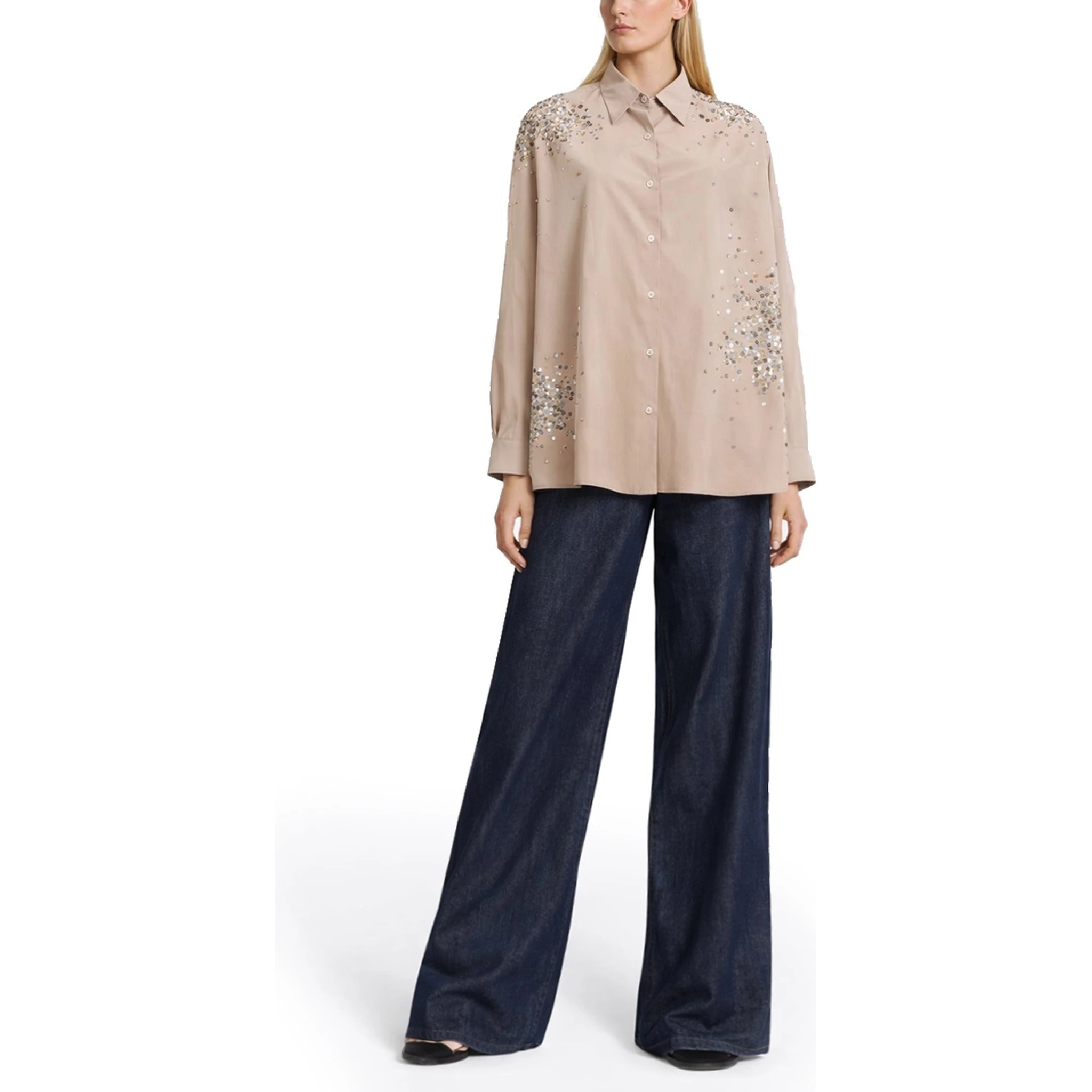 "CASIA" SHIRT WITH RHINESTONES