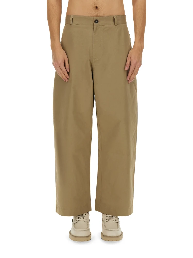 SLIM CURVED PANTS