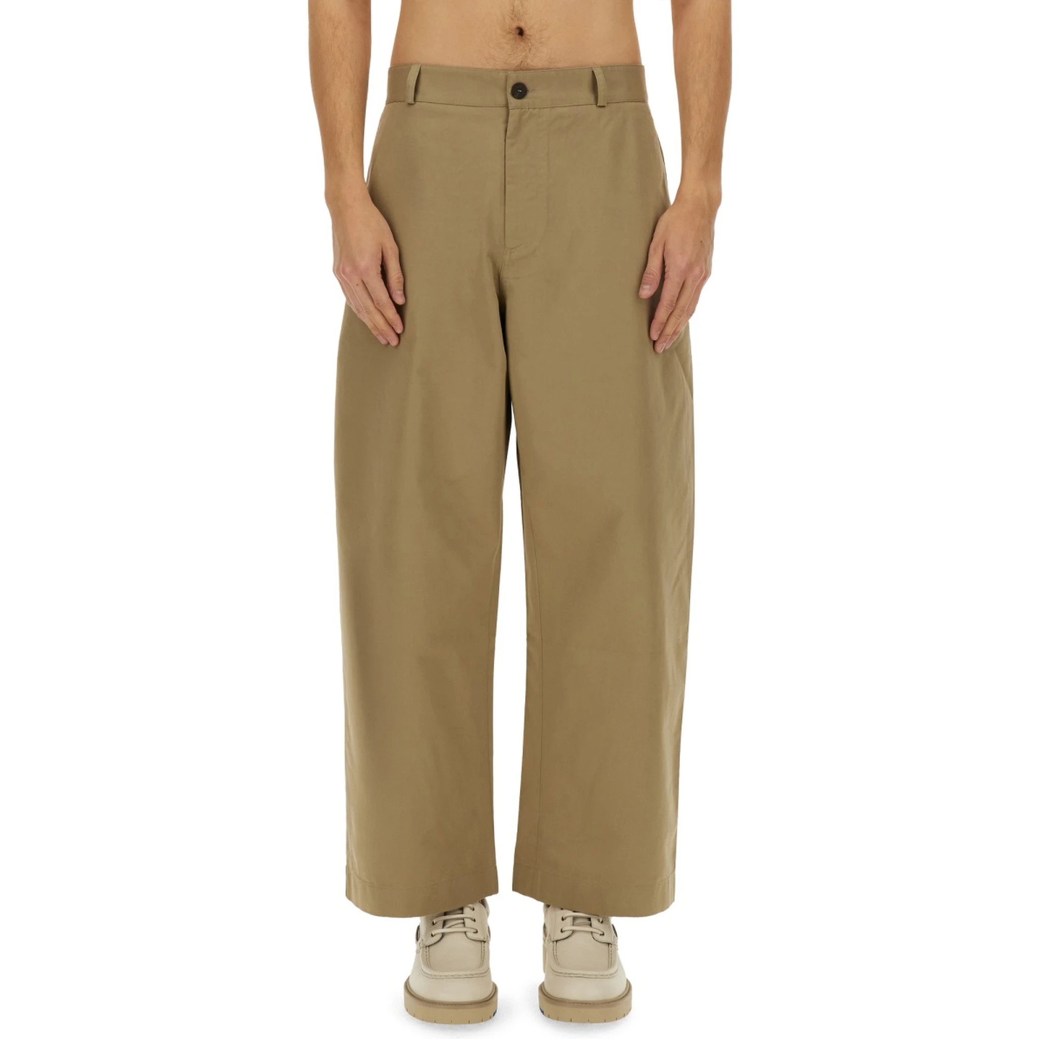 SLIM CURVED PANTS