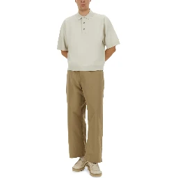 SLIM CURVED PANTS