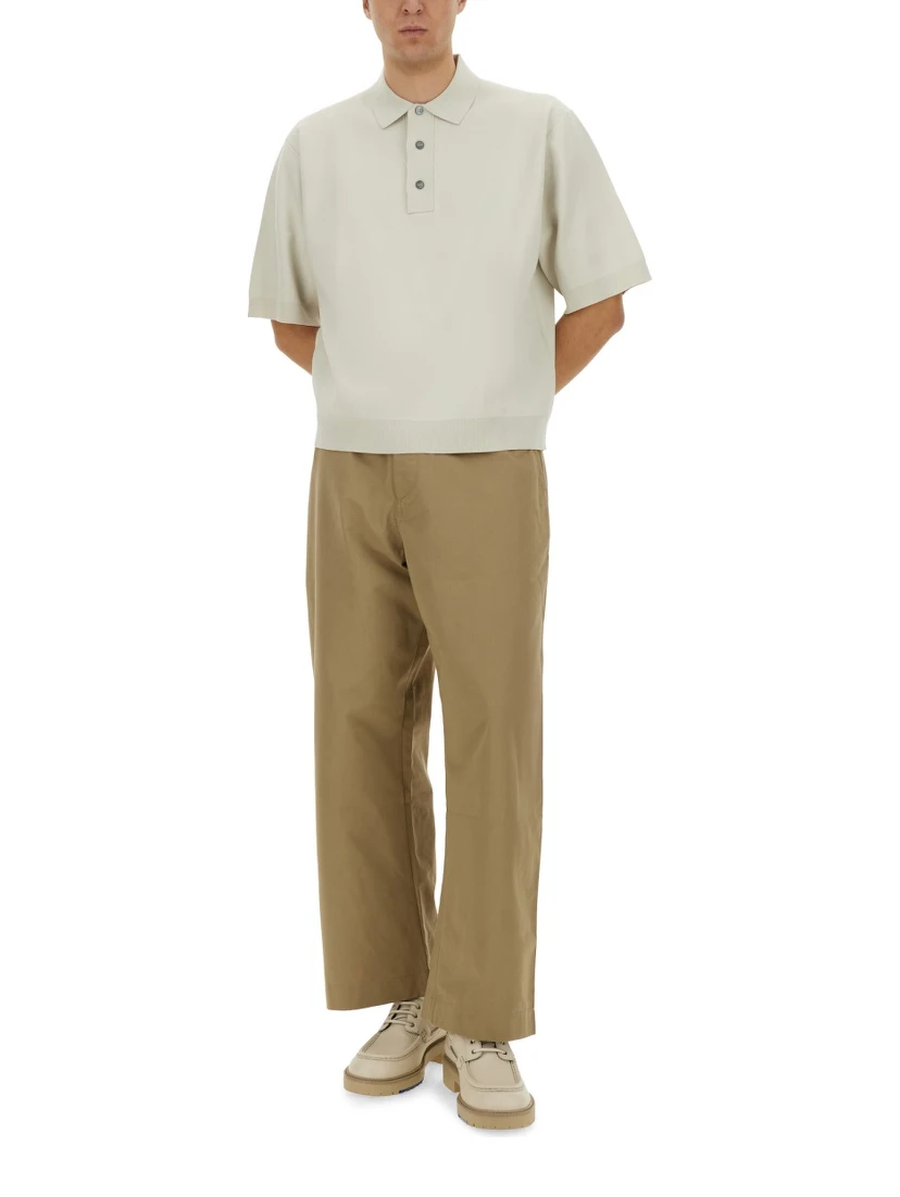 SLIM CURVED PANTS