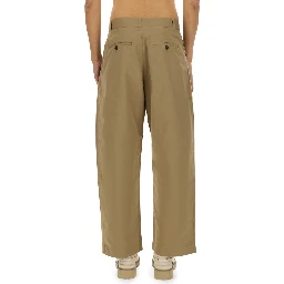 SLIM CURVED PANTS