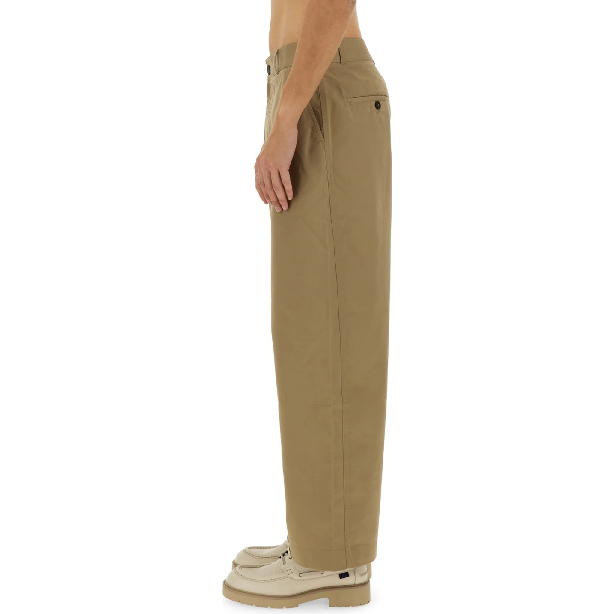 SLIM CURVED PANTS