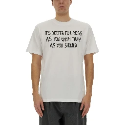 "MESSAGE PRINT" T-SHIRT