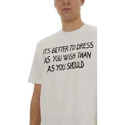 "MESSAGE PRINT" T-SHIRT