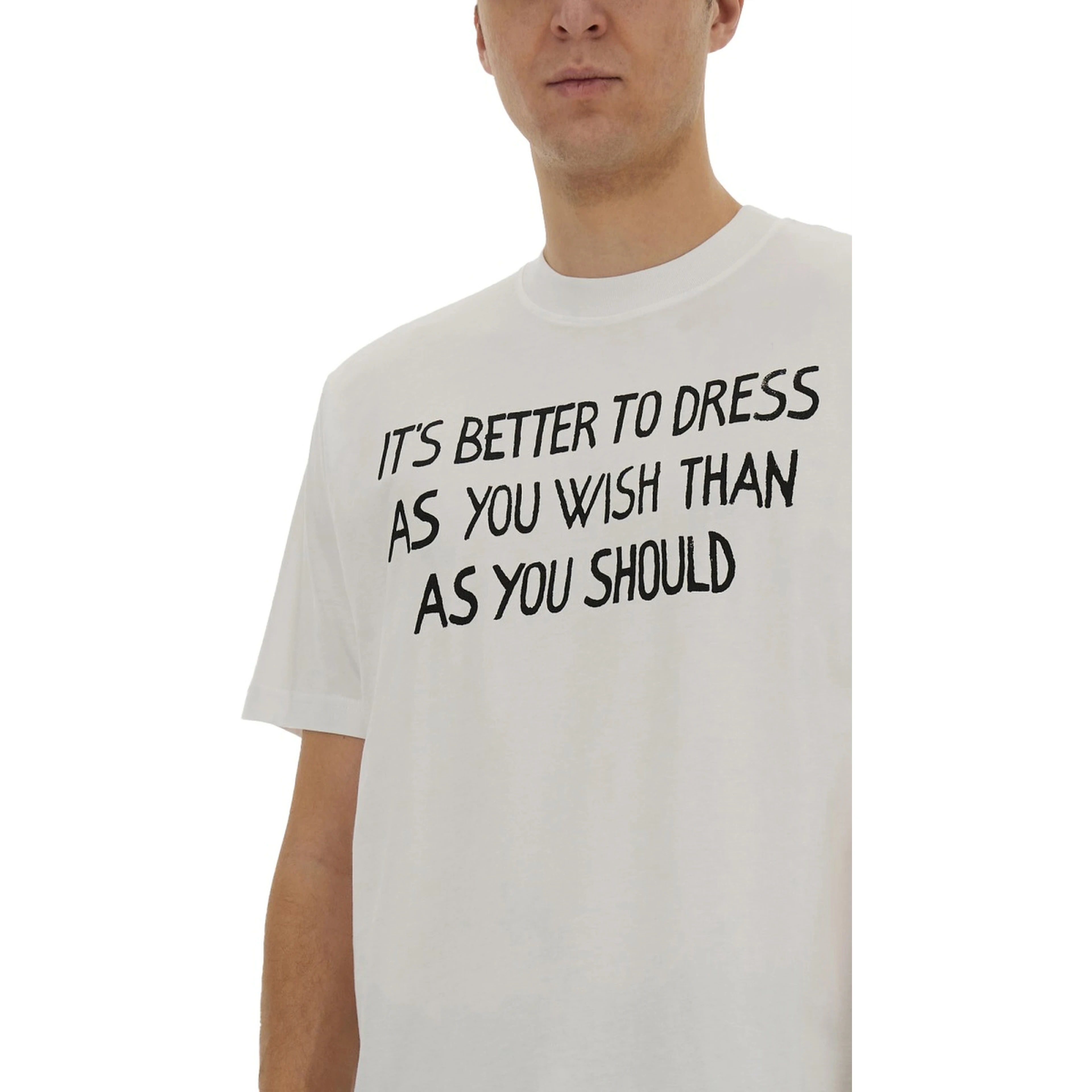"MESSAGE PRINT" T-SHIRT